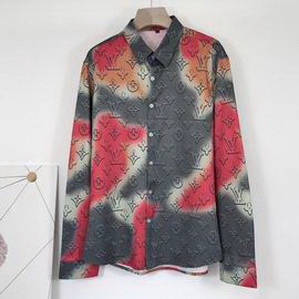LV long sleeve shirt men-004(M-XXL)