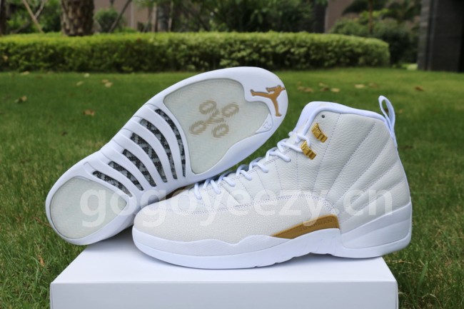 Authentic Air Jordan 12 OVO White