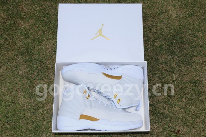 Authentic Air Jordan 12 OVO White