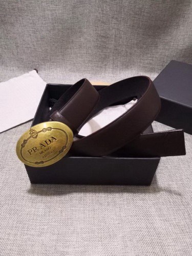 Super Perfect Quality Prada Belts(100% Genuine Leather,Reversible Steel Buckle)-003
