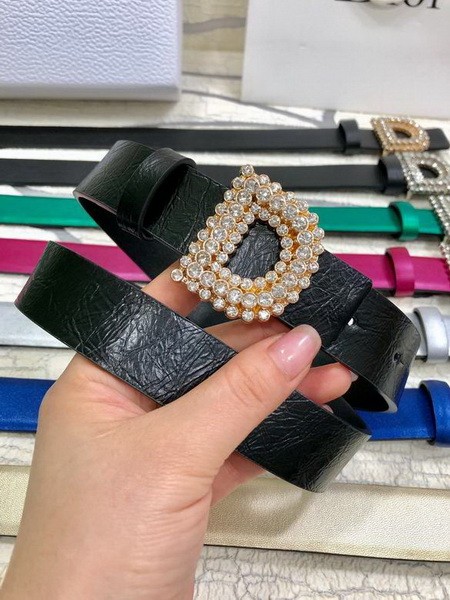 Super Perfect Quality Dior Belts(100% Genuine Leather,steel Buckle)-295