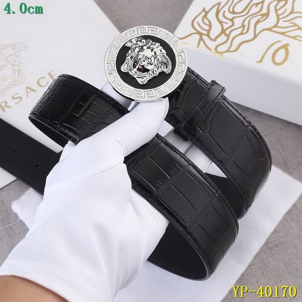 Super Perfect Quality Versace Belts(100% Genuine Leather,Steel Buckle)-068