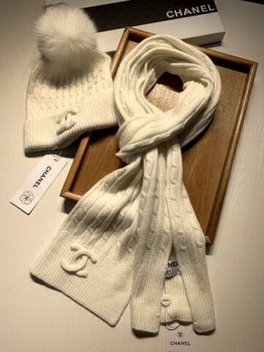 CHAL Wool Cap Scarf AAA-114