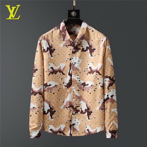 LV long sleeve shirt men-071(M-XXXL)