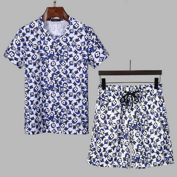 LV short sleeve men suit-078(M-XXXL)