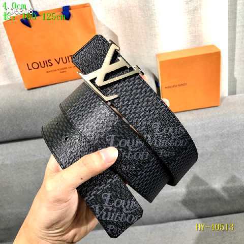 Super Perfect Quality LV Belts(100% Genuine Leather Steel Buckle)-2427