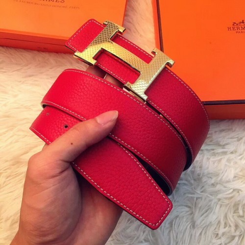 Super Perfect Quality Hermes Belts(100% Genuine Leather,Reversible Steel Buckle)-468