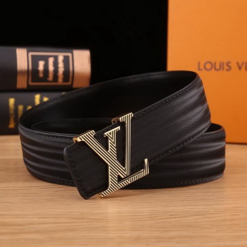 Super Perfect Quality LV Belts(100% Genuine Leather Steel Buckle)-2202