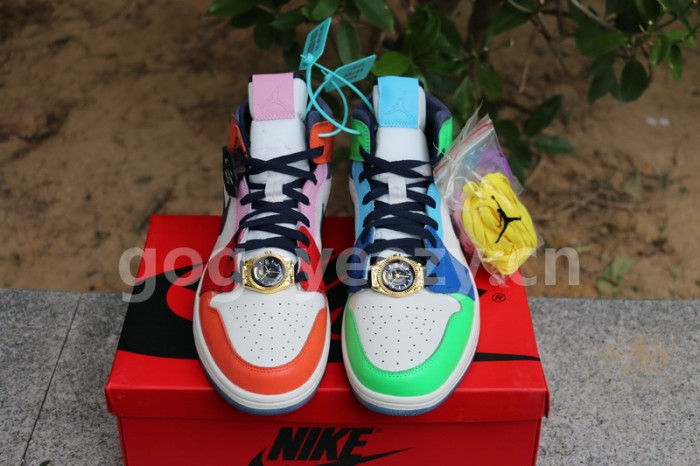 Authentic Melody Ehsani x Air Jordan 1 Mid  “Fearless” Women Shoes