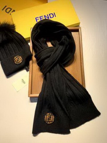 FD Wool Cap Scarf AAA-043