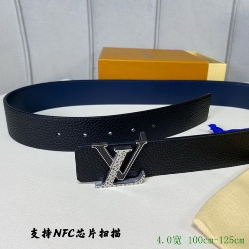 Super Perfect Quality LV Belts(100% Genuine Leather Steel Buckle)-2903