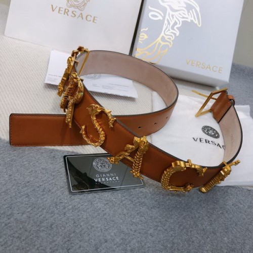 Super Perfect Quality Versace Belts(100% Genuine Leather,Steel Buckle)-686