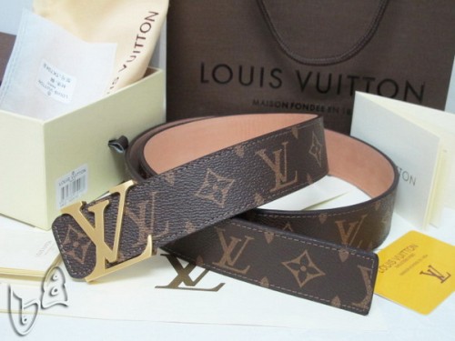 Super Perfect Quality LV Belts(100% Genuine Leather Steel Buckle)-4157
