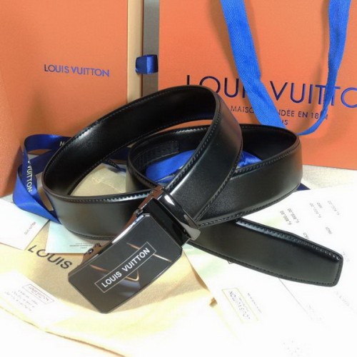 Super Perfect Quality LV Belts(100% Genuine Leather Steel Buckle)-4199