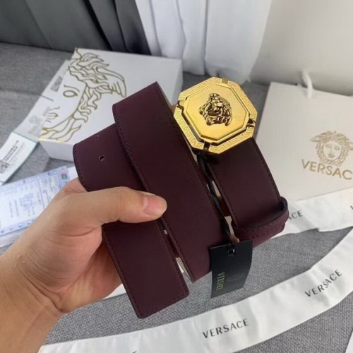 Super Perfect Quality Versace Belts(100% Genuine Leather,Steel Buckle)-1251