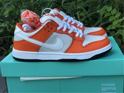 Authentic Nike SB Dunk Low Orange Beige