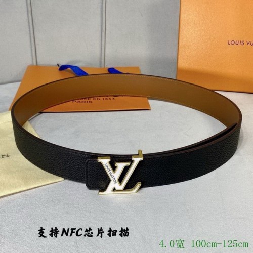 Super Perfect Quality LV Belts(100% Genuine Leather Steel Buckle)-2821