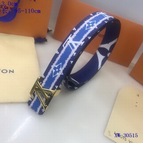 Super Perfect Quality LV Belts(100% Genuine Leather Steel Buckle)-4400