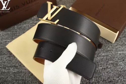 Super Perfect Quality LV Belts(100% Genuine Leather Steel Buckle)-3756