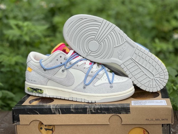 Authentic OFF-WHITE x Nike Dunk Low “The 50” DJ0950 113
