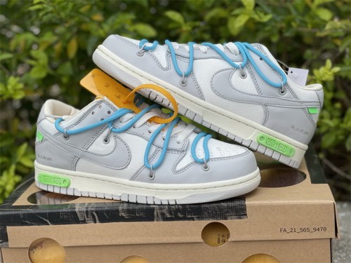 Authentic OFF-WHITE x Nike Dunk Low “The 50” DM1602 115