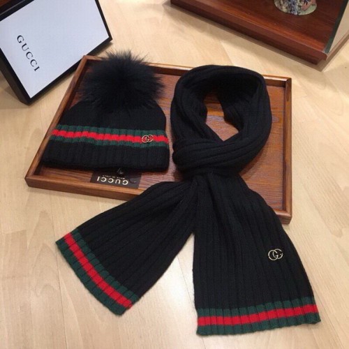 G Wool Cap Scarf AAA-275