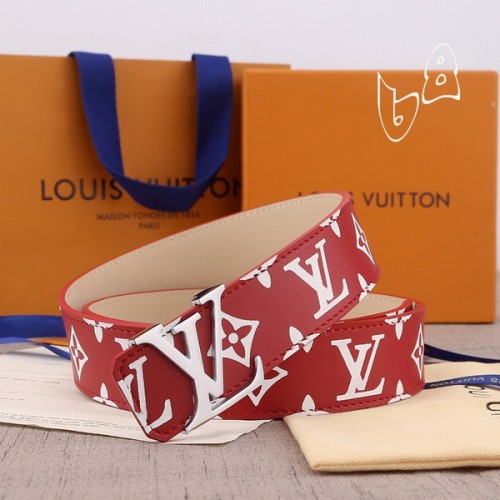 Super Perfect Quality LV Belts(100% Genuine Leather Steel Buckle)-4251