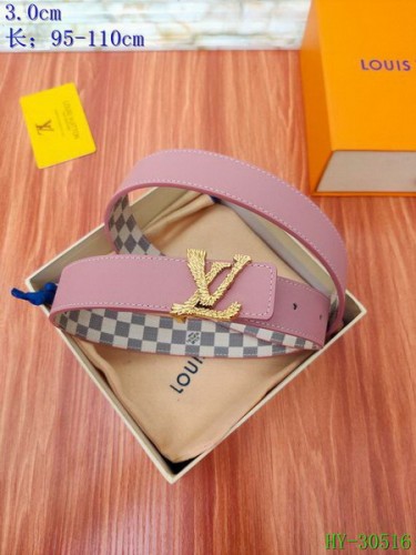 Super Perfect Quality LV Belts(100% Genuine Leather Steel Buckle)-4429