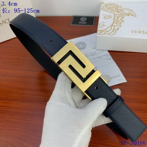 Super Perfect Quality Versace Belts(100% Genuine Leather,Steel Buckle)-574