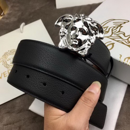 Super Perfect Quality Versace Belts(100% Genuine Leather,Steel Buckle)-609