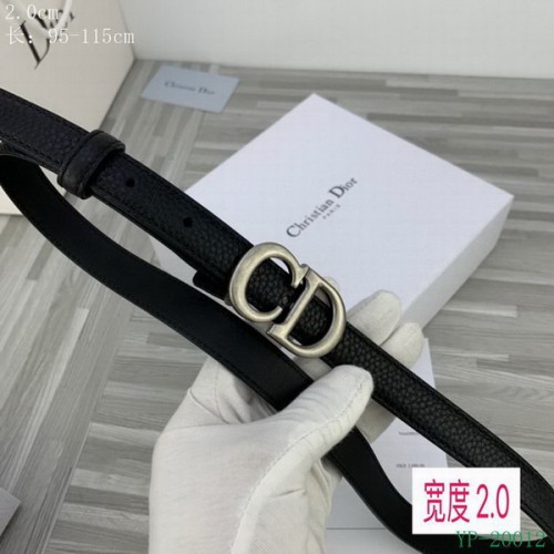 Super Perfect Quality Dior Belts(100% Genuine Leather,steel Buckle)-680