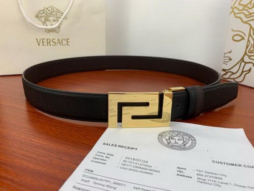 Super Perfect Quality Versace Belts(100% Genuine Leather,Steel Buckle)-1593