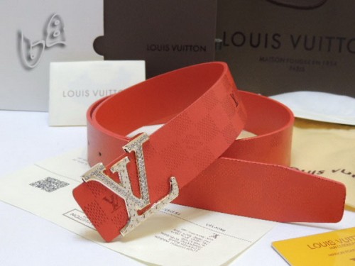 Super Perfect Quality LV Belts(100% Genuine Leather Steel Buckle)-4235