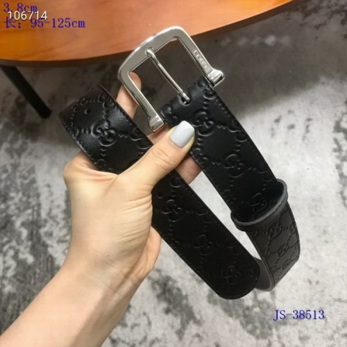 Super Perfect Quality G Belts(100% Genuine Leather,steel Buckle)-3773