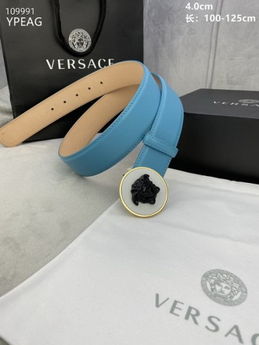 Super Perfect Quality Versace Belts(100% Genuine Leather,Steel Buckle)-911