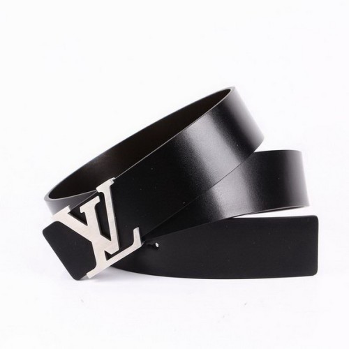 Super Perfect Quality LV Belts(100% Genuine Leather Steel Buckle)-3876
