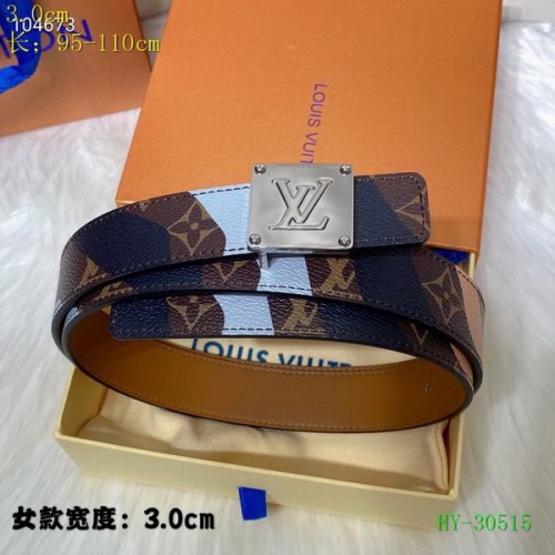 Super Perfect Quality LV Belts(100% Genuine Leather Steel Buckle)-4379
