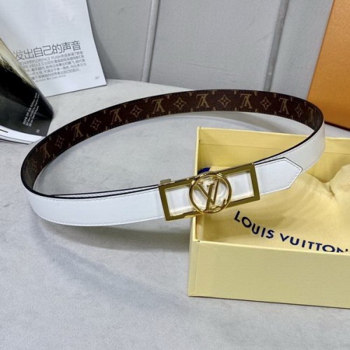 Super Perfect Quality LV Belts(100% Genuine Leather Steel Buckle)-4332