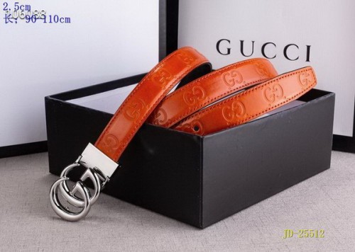 Super Perfect Quality G Belts(100% Genuine Leather,steel Buckle)-4204