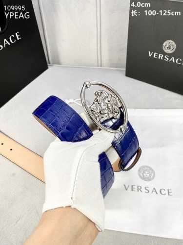 Super Perfect Quality Versace Belts(100% Genuine Leather,Steel Buckle)-907