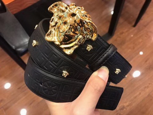 Super Perfect Quality Versace Belts(100% Genuine Leather,Steel Buckle)-765