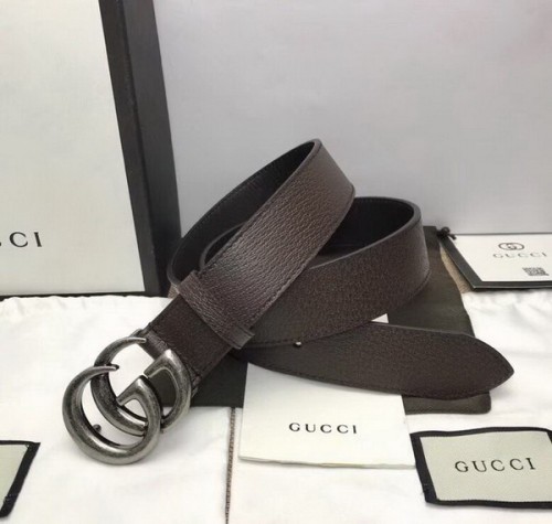 Super Perfect Quality G Belts(100% Genuine Leather,steel Buckle)-3535