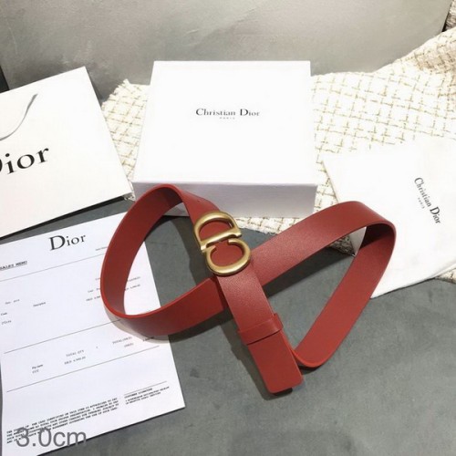 Super Perfect Quality Dior Belts(100% Genuine Leather,steel Buckle)-570