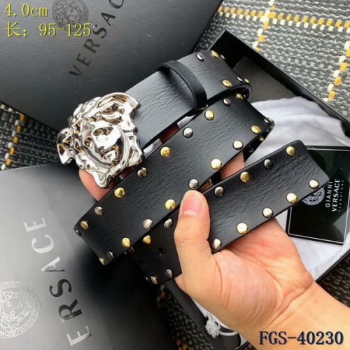 Super Perfect Quality Versace Belts(100% Genuine Leather,Steel Buckle)-1364