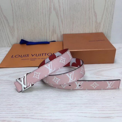 Super Perfect Quality LV Belts(100% Genuine Leather Steel Buckle)-3516