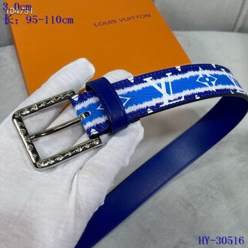 Super Perfect Quality LV Belts(100% Genuine Leather Steel Buckle)-4374