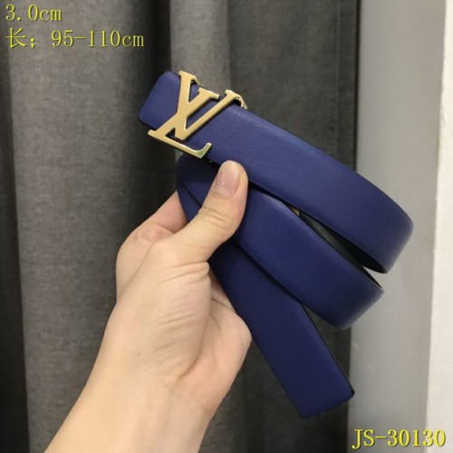 Super Perfect Quality LV Belts(100% Genuine Leather Steel Buckle)-3210