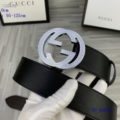 Super Perfect Quality G Belts(100% Genuine Leather,steel Buckle)-4064