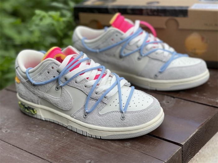 Authentic OFF-WHITE x Nike Dunk Low “The 50” DJ0950 113