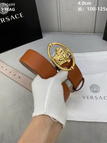 Super Perfect Quality Versace Belts(100% Genuine Leather,Steel Buckle)-801
